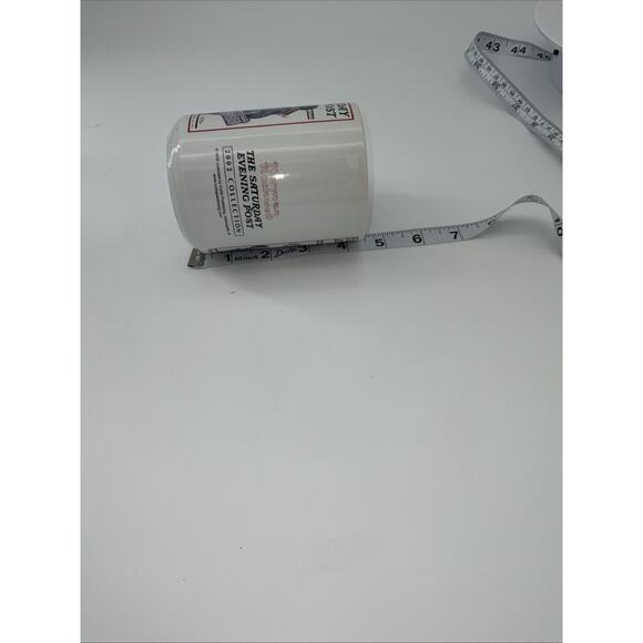 3 Norman Rockwell Saturday Evening Post Coffee Mugs 2002 Christmas Set (3) - Picture 5 of 6